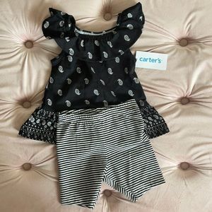 Carter’s baby girl 2 piece outfit